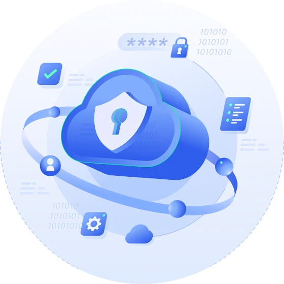 Ilustración de seguridad y operación en la nube
